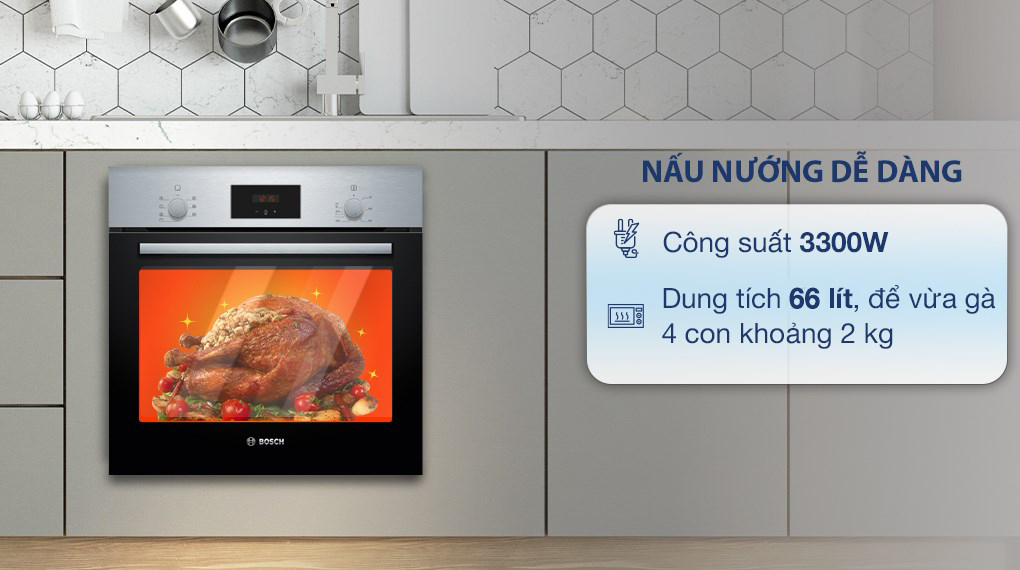 Lò nướng âm Bosch HBF133BS0A Lò nướng âm Bosch HBF133BS0A