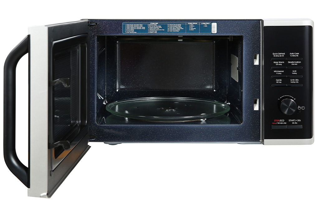 Thiết kế - Lò vi sóng có nướng Samsung MG23K3515AS/SV 23 Lít Lò vi sóng có nướng Samsung MG23K3515AS/SV 23 Lít Thiết kế - Lò vi sóng có nướng Samsung MG23K3515AS/SV 23 Lít