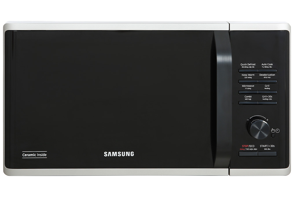 Thương hiệu - Lò vi sóng có nướng Samsung MG23K3515AS/SV 23 Lít Lò vi sóng có nướng Samsung MG23K3515AS/SV 23 Lít Thương hiệu - Lò vi sóng có nướng Samsung MG23K3515AS/SV 23 Lít