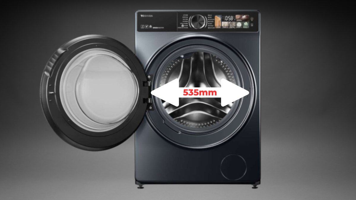 Máy Giặt Toshiba 10.5 kg TW-T25BZU115MWV(MG) Lồng giặt được cải tiến rộng hơn