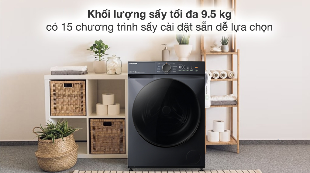 Máy giặt Toshiba Inverter 9.5 kg TW-T21BU105UWV(MG) - Khối lượng và chương trình giặt Máy Giặt Toshiba Inverter 9.5 kg TW-T21BU105UWV(MG) Máy giặt Toshiba Inverter 9.5 kg TW-T21BU105UWV(MG) - Khối lượng và chương trình giặt