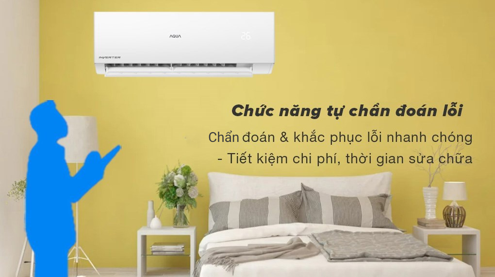 Máy Lạnh Aqua Inverter 2 HP AQA-RV18QE Máy lạnh AQUA Inverter 2 HP AQA-RV18QE - chẩn đoán lỗi