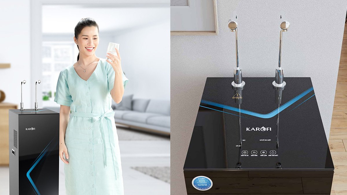 Máy Lọc Nước Nóng Lạnh Karofi KAD-N69 Karofi KAD-N69 hoạt động với công suất mạnh mẽ 