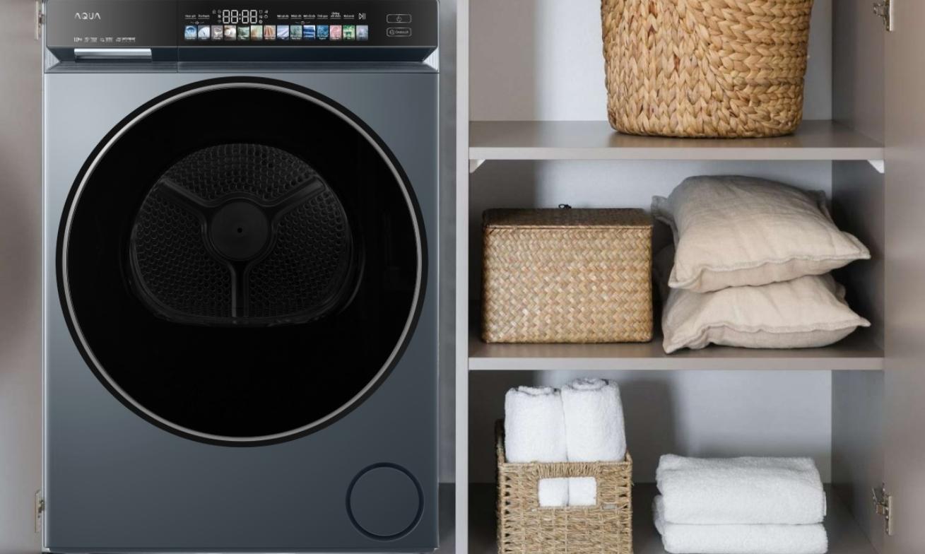 Máy sấy bơm nhiệt Aqua 10 kg AD10-AR377U1L(GN)