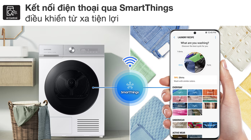 Máy sấy bơm nhiệt Samsung 9 kg DV90BB9440GH/SV - Tiện ích Máy Sấy Bơm Nhiệt Samsung 9 Kg DV90BB9440GH/SV Máy sấy bơm nhiệt Samsung 9 kg DV90BB9440GH/SV - Tiện ích