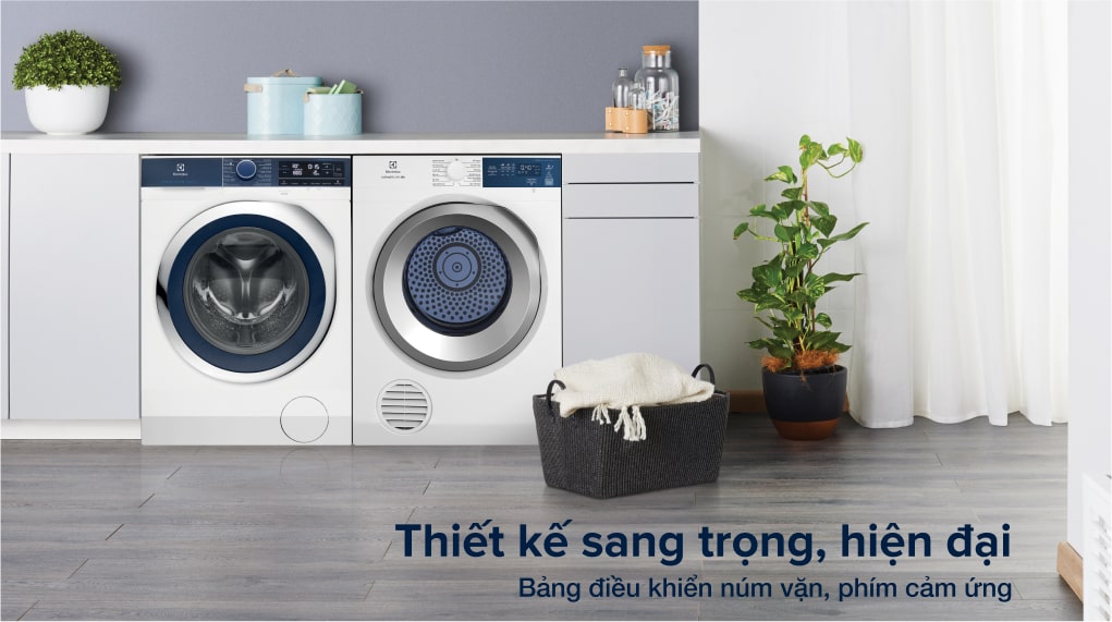 Máy sấy thông hơi Electrolux 8.5 kg EDS854J3WB - Thiết kế hiện đại Máy Sấy Thông Hơi Electrolux 8.5 Kg EDS854J3WB Máy sấy thông hơi Electrolux 8.5 kg EDS854J3WB - Thiết kế hiện đại