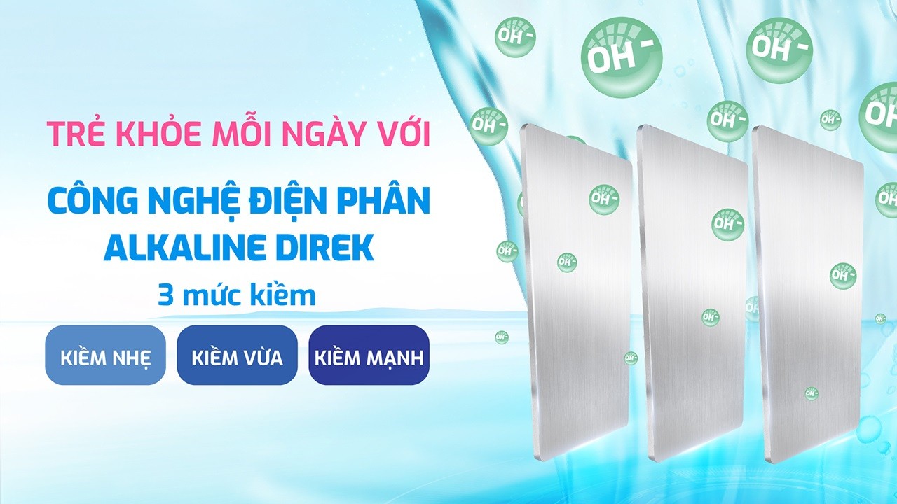 Máy chuyển đổi Hydro-ion kiềm Karofi KAE-S18 Máy chuyển đổi