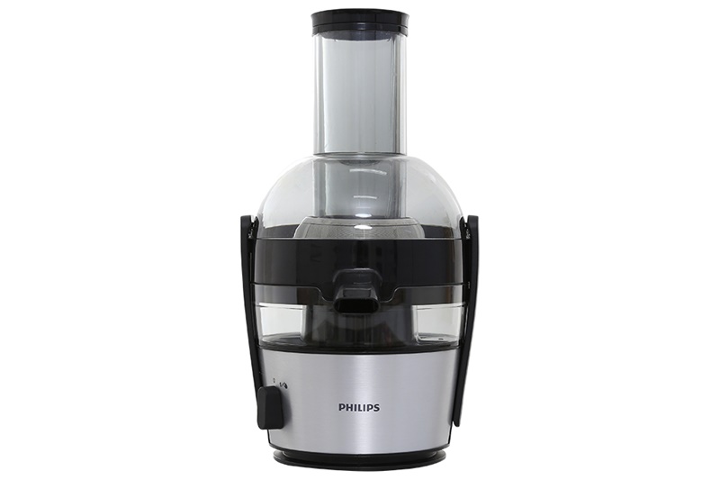 Ống tiếp nguyên liệu lớn dễ ép thực phẩm - Máy ép trái cây Philips HR1863 Ống tiếp nguyên liệu lớn dễ ép thực phẩm - Máy ép trái cây Philips HR1863