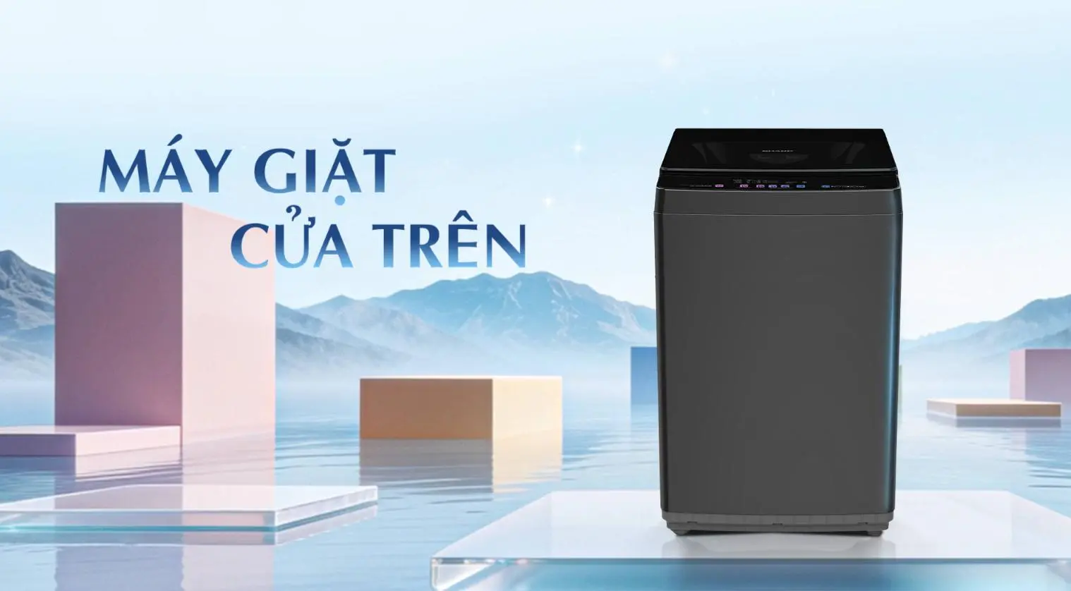 Máy giặt Sharp 10 kg ES-TN101EN-DG Máy giặt Sharp 10 kg ES-TN101EN-DG