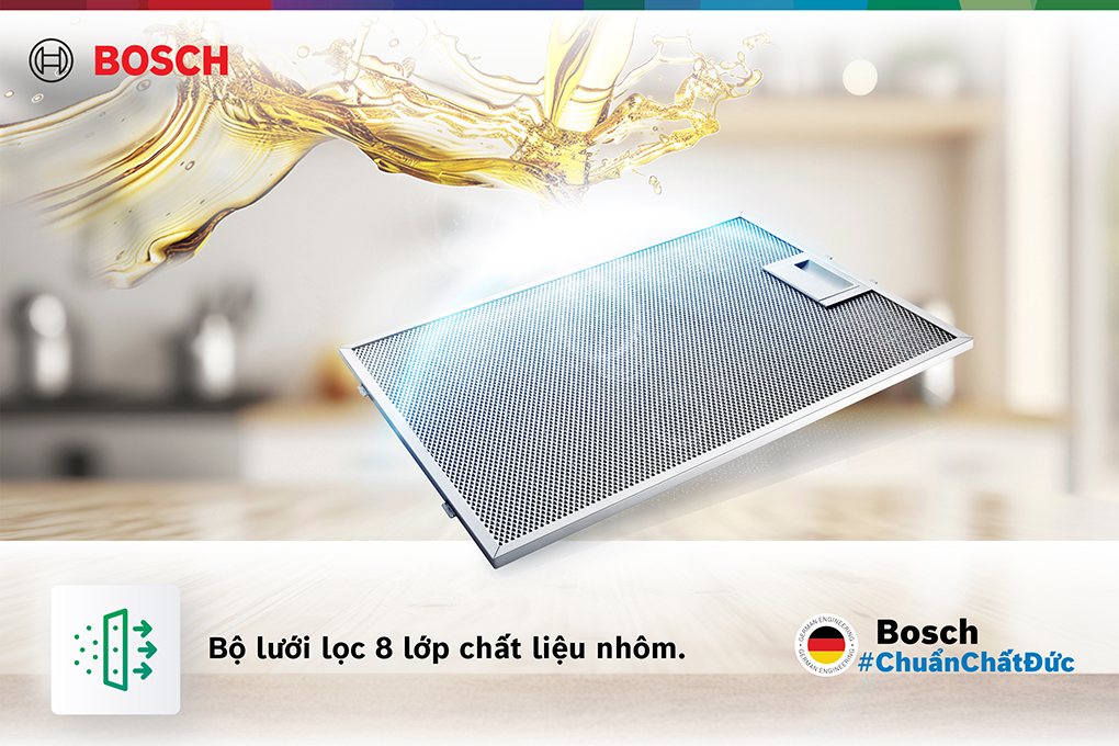 Máy hút mùi âm tủ Bosch DFT63AC50 Lưới lọc - Máy hút mùi âm tủ Bosch DFT63AC50