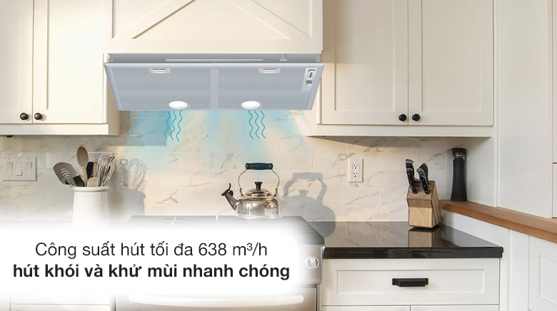 Máy hút mùi âm tủ Bosch DHL755BL Công suất - Máy hút mùi âm tủ Bosch DHL755BL