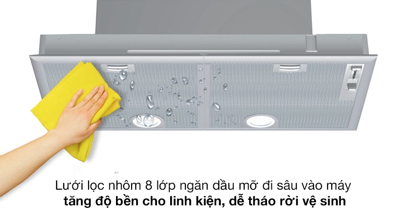 Máy hút mùi âm tủ Bosch DHL755BL Lưới lọc - Máy hút mùi âm tủ Bosch DHL755BL