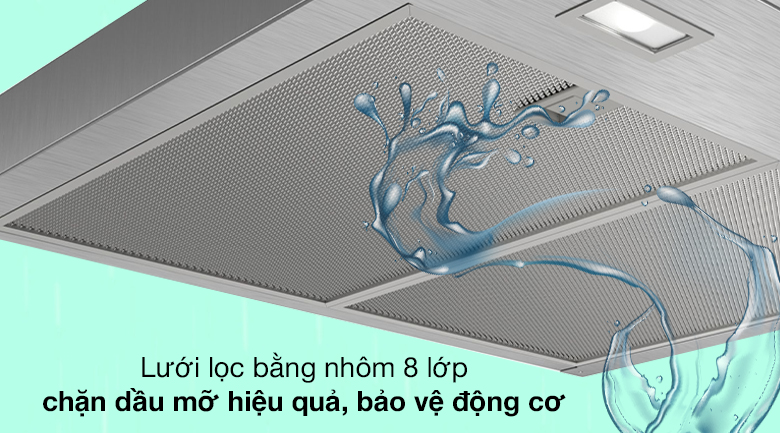 Máy hút mùi áp tường Bosch DWB66DM50B Lưới lọc dầu mỡ - Máy hút mùi áp tường Bosch DWB66DM50B