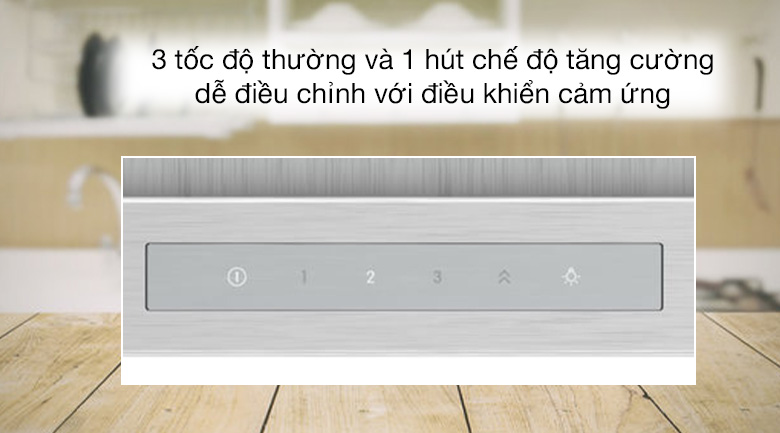 Máy hút mùi áp tường Bosch DWB77CM50 Điều khiển - Máy hút mùi áp tường Bosch DWB77CM50