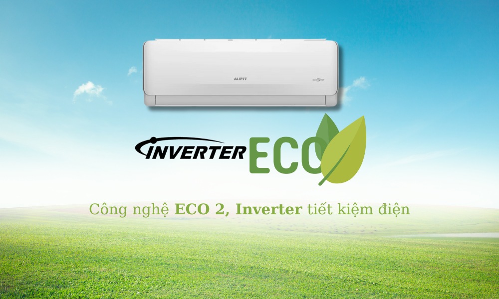 Máy lạnh AUFIT Inverter 2.5 HP AFW24FHA4DI-3VN Máy Lạnh AUFIT AFW24FHA4DI-3VN có công nghệ Inverter, ECO 2 tiết kiệm điện hiệu quả