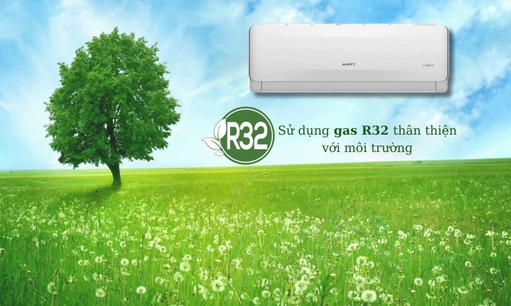 Máy lạnh AUFIT Inverter 2.5 HP AFW24FHA4DI-3VN Máy Lạnh AUFIT AFW24FHA4DI-3VN dùng gas R32 hiệu suất cao, thân thiện môi trường