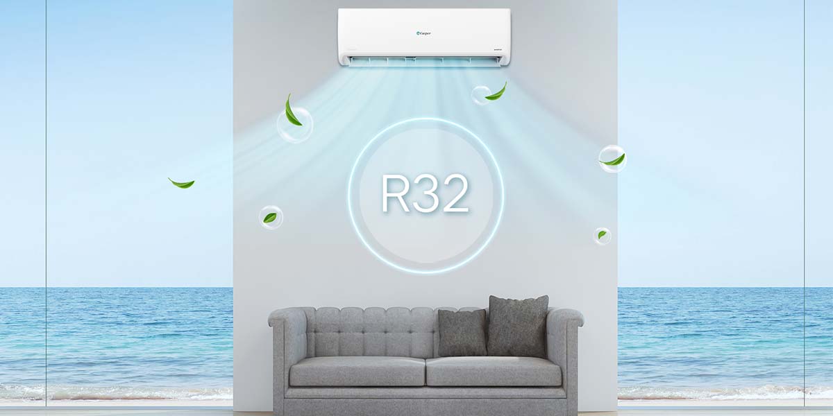 Máy lạnh Casper Inverter 2 HP GC-18IS33 Môi chất làm lạnh R32 thân thiện với môi trường