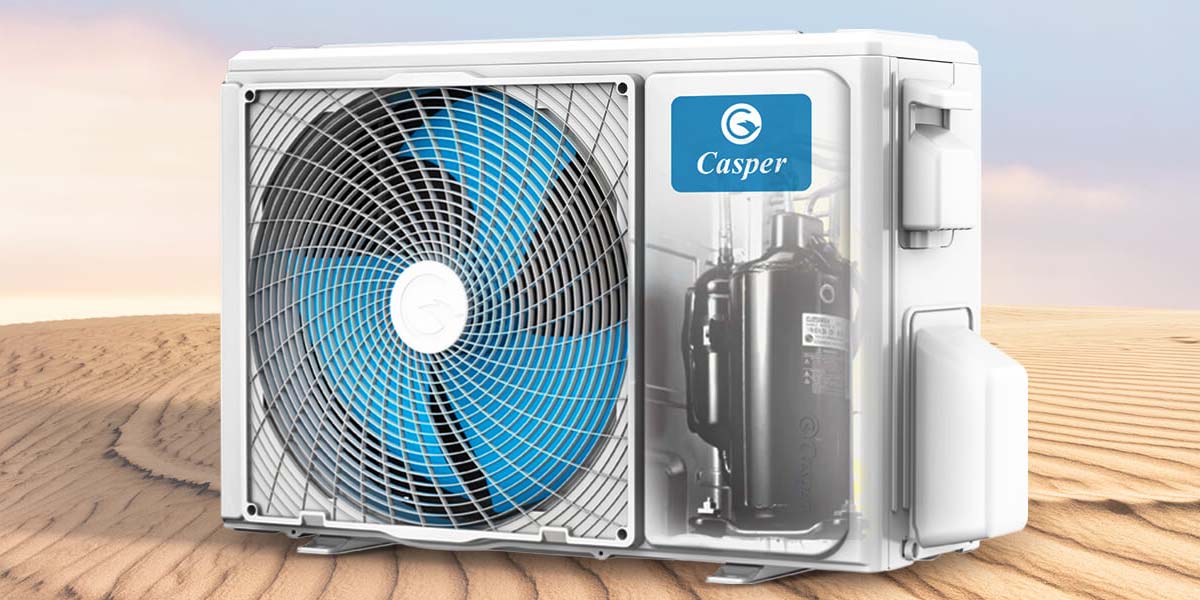 Máy lạnh Casper Inverter 2 HP GC-18IS33 Dàn tản nhiệt đồng mạ vàng