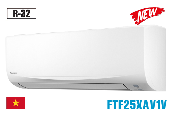 Máy lạnh Daikin 1.0 HP FTF25XAV1V Điều hòa Daikin 9000 BTU FTF25XAV1V 1 chiều gas R32 giá rẻ