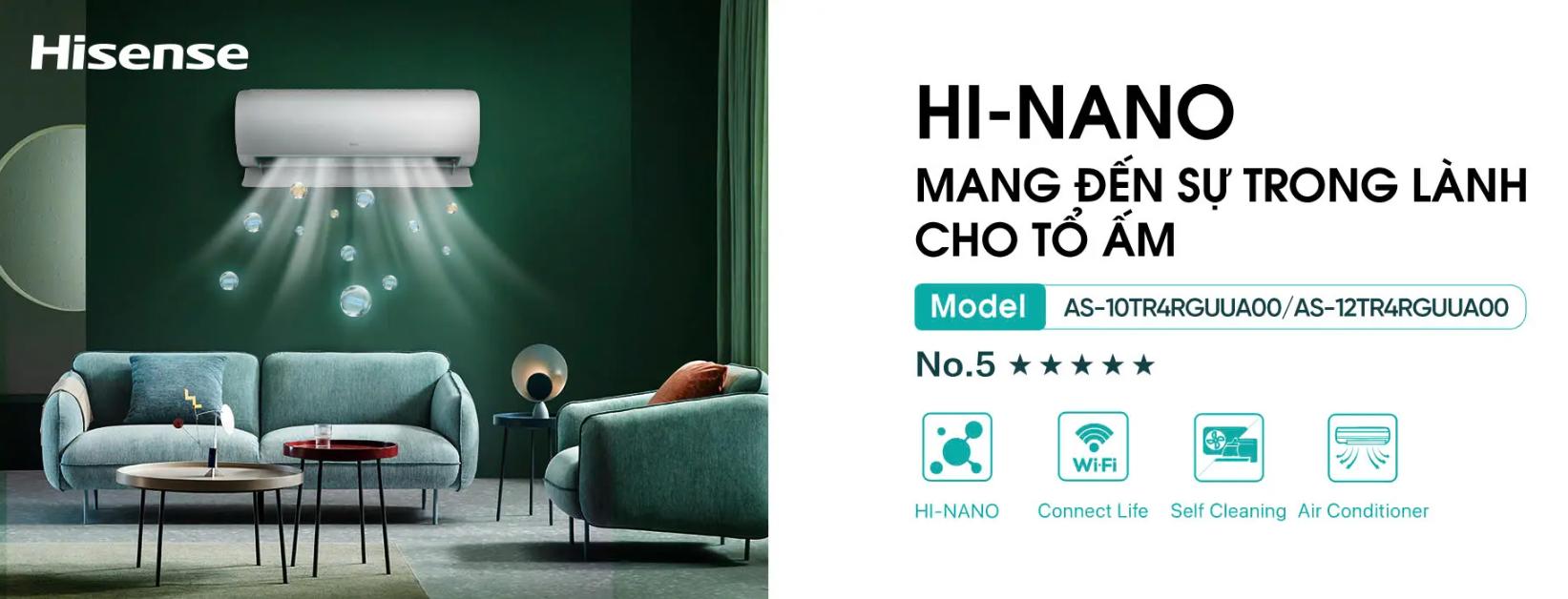 Máy lạnh Hisense Inverter 1 HP AS-10TR4RGUUA00 Máy lạnh Hisense Inverter 1 HP AS-10TR4RGUUA00