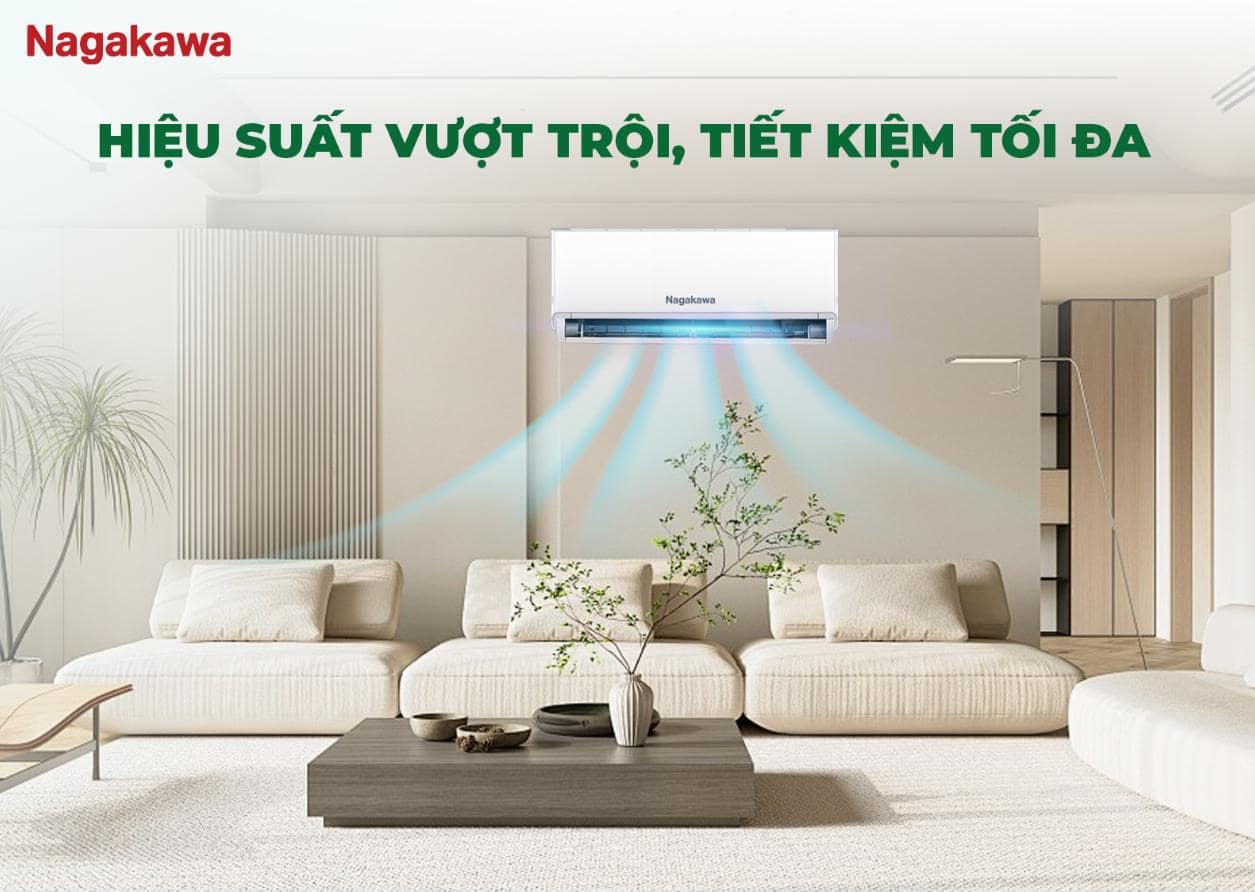Máy lạnh Nagakawa Inverter 1.5 HP NIS-C12R2U51 Máy lạnh Nagakawa Inverter 1.5 HP NIS-C12R2U51