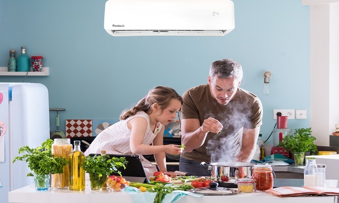 Máy lạnh Reetech 2 HP RT18 Máy lạnh Reetech 1.5 HP RT12-DF-BT/RC12-DF-BT tự động chẩn đoán hỏng hóc