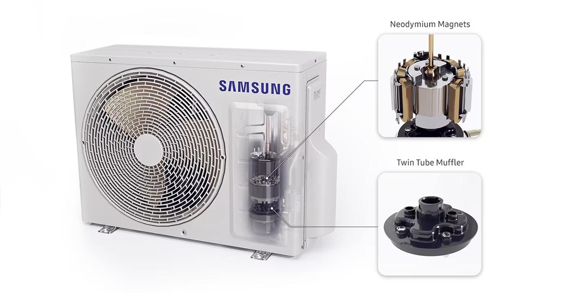 may-lanh-samsung-wind-free-inverter-1-hp-ar10cyfaawknsv-45664-7 Máy lạnh Samsung Inverter 1 HP AR10CYFAAWKNSV Inverter vận hành êm ái và bền bỉ