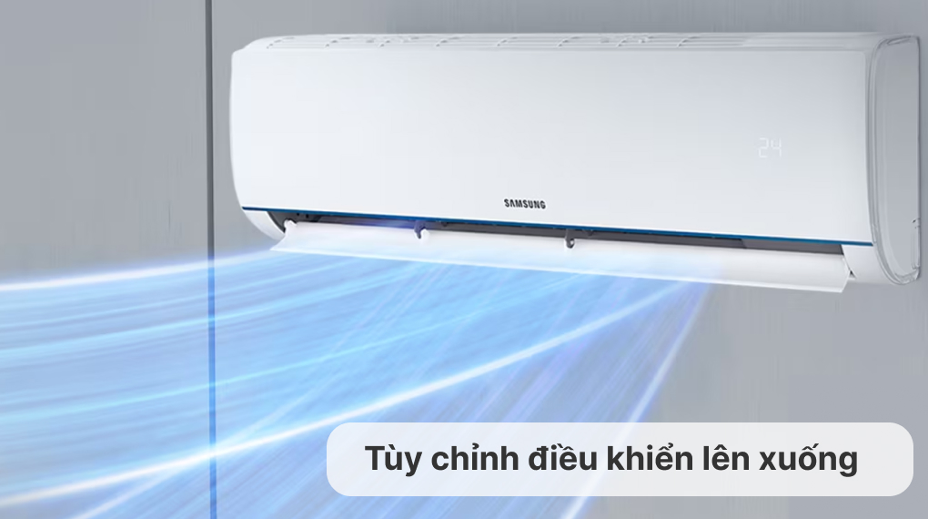 Máy lạnh Samsung Inverter 1.5 HP AR12TYHQASIN Máy lạnh Samsung Inverter 1.5 HP AR12TYHQASINSV - Cơ chế thổi gió