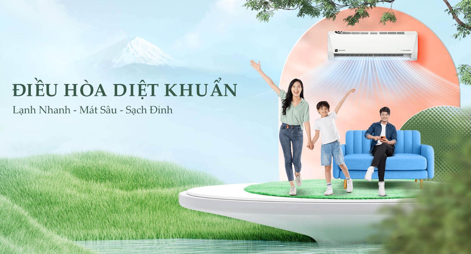 Máy lạnh Sharp Inverter 2 HP AH-XP18DSW Máy lạnh Sharp Inverter 2 HP AH-XP18DSW