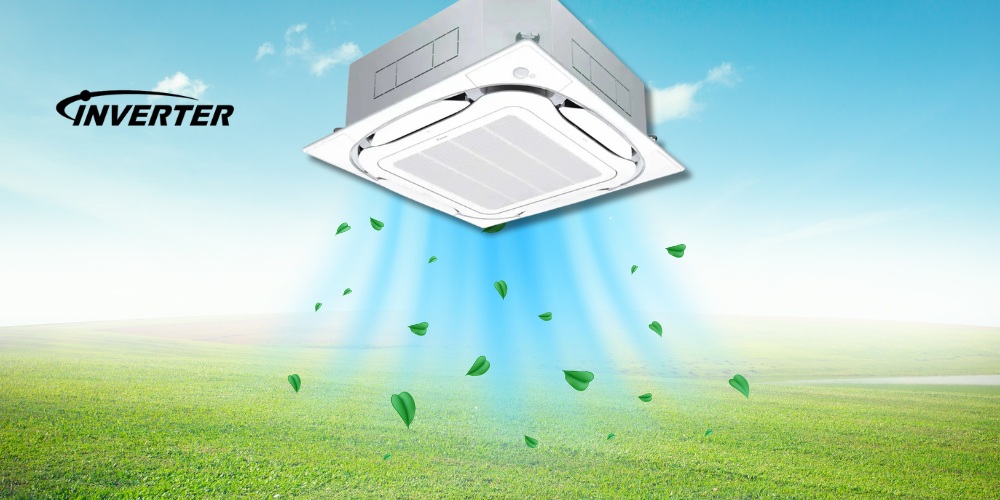 Máy lạnh âm trần Daikin 3 HP FCFC71DVM/RZFC71EVM Máy Lạnh Âm Trần Daikin FCFC50DVM có Inverter tiết kiệm điện 