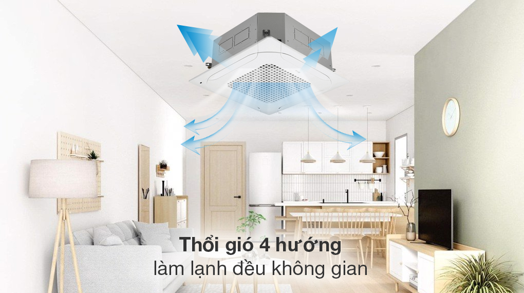Máy lạnh âm trần LG Inverter 4 HP ZTNQ36GNLA0 - Cơ chế thổi gió Máy lạnh âm trần LG 4 HP ZTNQ36GNLA0/ZUAD1 Máy lạnh âm trần LG Inverter 4 HP ZTNQ36GNLA0 - Cơ chế thổi gió