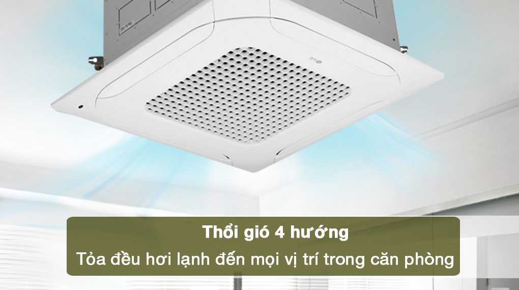 Máy lạnh âm trần LG Inverter 5 HP ZTNQ48LMLA0 (3 Pha) - Thổi gió 4 hướng tỏa đều hơi lạnh trong căn phòng Máy lạnh âm trần LG 5 HP ZTNQ48LMLA0/ZUAD3 Máy lạnh âm trần LG Inverter 5 HP ZTNQ48LMLA0 (3 Pha) - Thổi gió 4 hướng tỏa đều hơi lạnh trong căn phòng