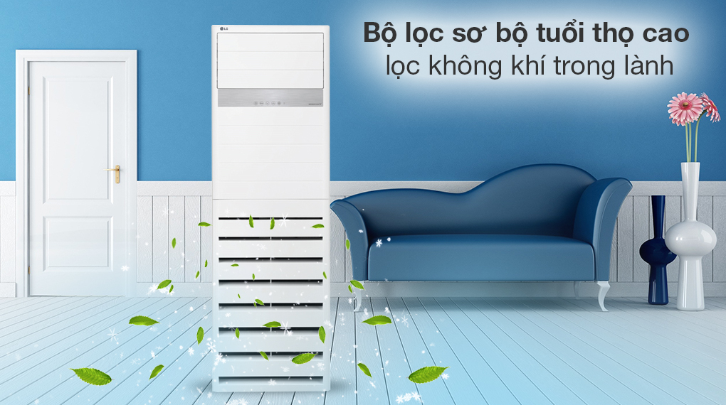 Máy lạnh tủ đứng LG 4 HP ZPNQ36GR5A0/ZUAD1 Máy lạnh tủ đứng LG Inverter 4 HP ZPNQ36GR5A0 - Khả năng lọc không khí