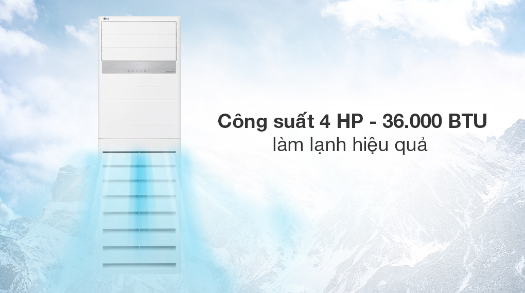 Máy lạnh tủ đứng LG 4 HP ZPNQ36LR5A0/ZUAD3 Máy lạnh tủ đứng LG Inverter 4 HP ZPNQ36LR5A0 (3 Pha) - Công nghệ làm lạnh