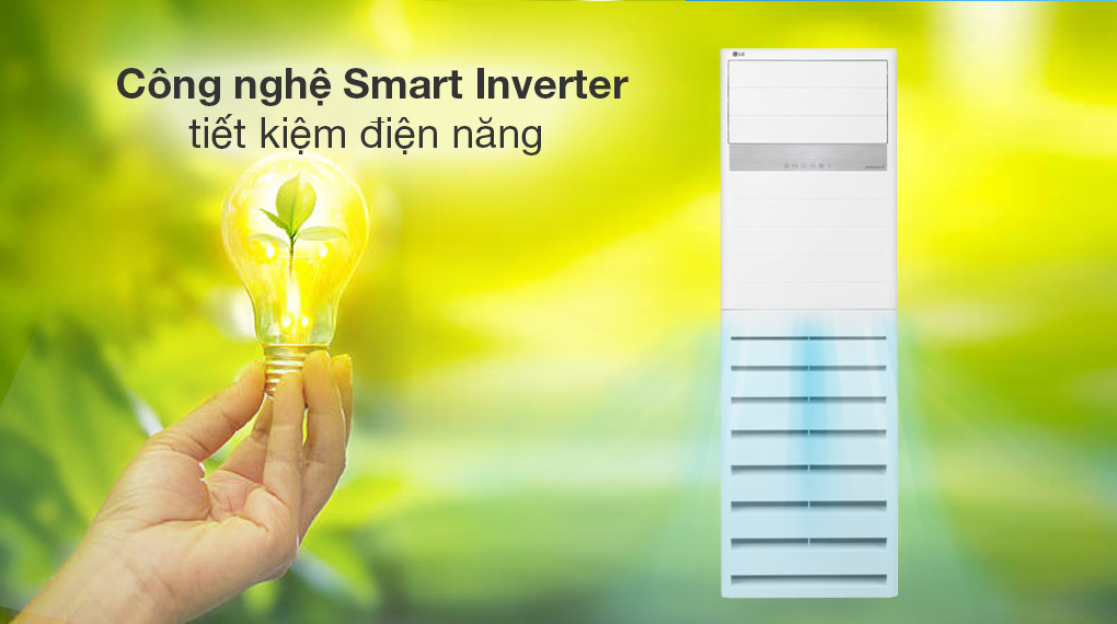Máy lạnh tủ đứng LG 4 HP ZPNQ36LR5A0/ZUAD3 Máy lạnh tủ đứng LG Inverter 4 HP ZPNQ36LR5A0 (3 Pha) - Công nghệ tiết kiệm điện
