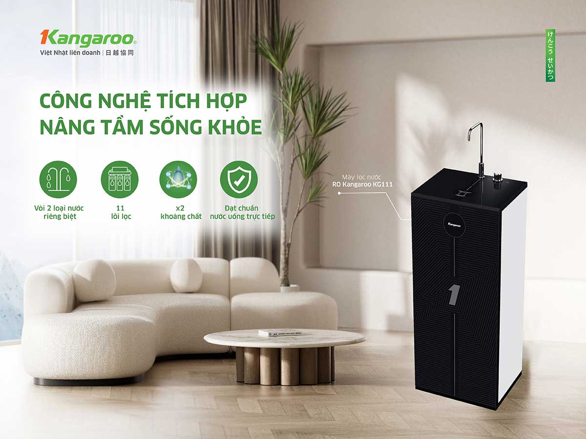 Máy lọc nước Hydrogen Kangaroo KG111 Máy lọc nước Hydrogen Kangaroo KG111