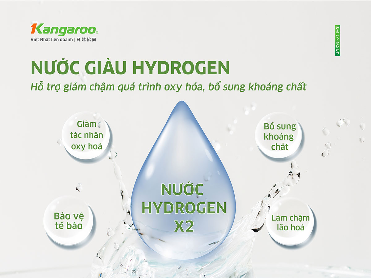 Máy lọc nước Kangaroo Hydrogen KG12S1H1 Máy lọc nước Kangaroo Hydrogen KG12S1H1