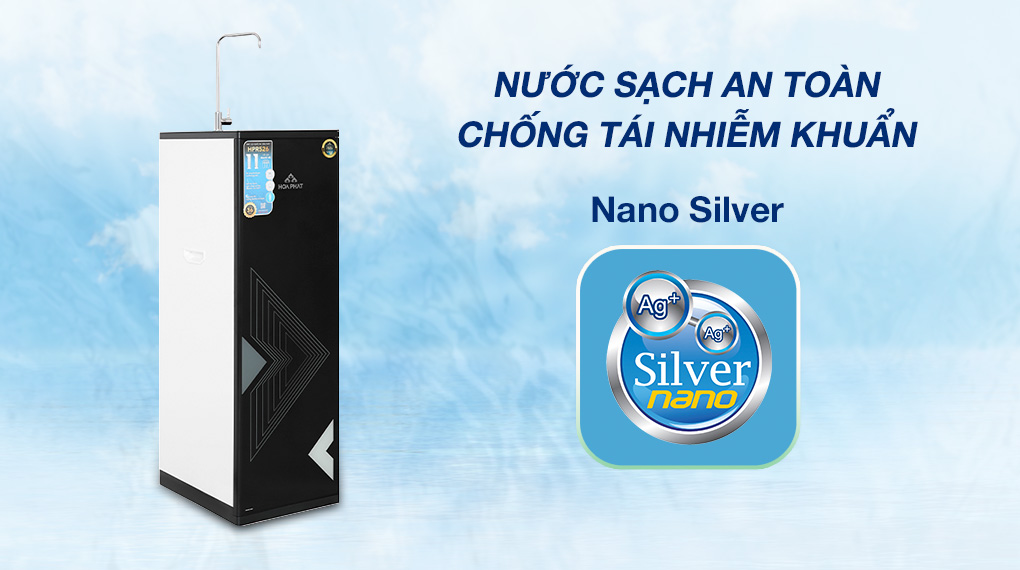 Máy lọc nước RO Hòa Phát HPR526 11 lõi Diệt khuẩn Nano Silver - Máy lọc nước RO Hòa Phát HPR526 11 lõi