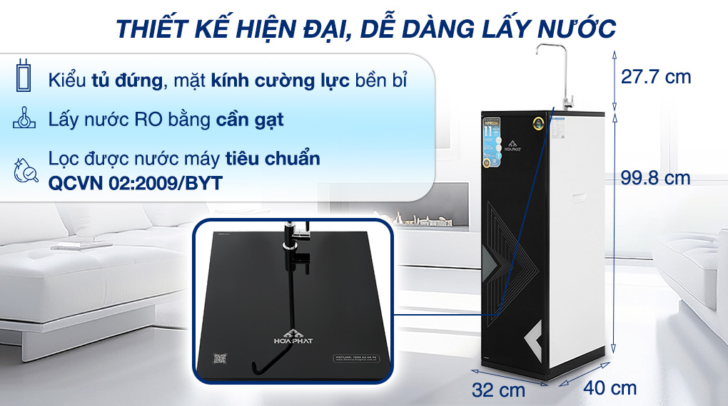 Máy lọc nước RO Hòa Phát HPR526 11 lõi Máy lọc nước RO Hòa Phát HPR526 11 lõi