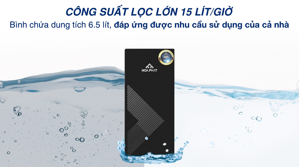 Máy lọc nước RO Hòa Phát HPU488 11 lõi Công suất lọc - Máy lọc nước RO Hòa Phát HPU488 11 lõi