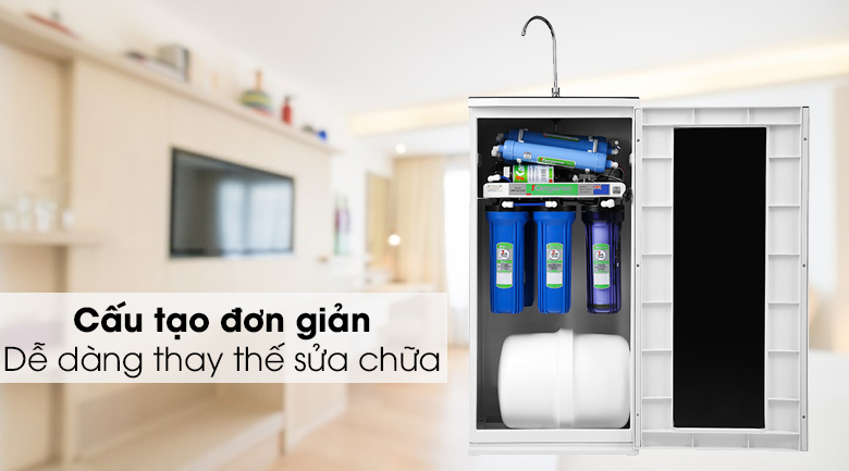 Máy lọc nước RO Kangaroo KG3500AVTU Chế độ cút nối nhanh - Máy lọc nước RO Kangaroo KG3500AVTU 10 lõi