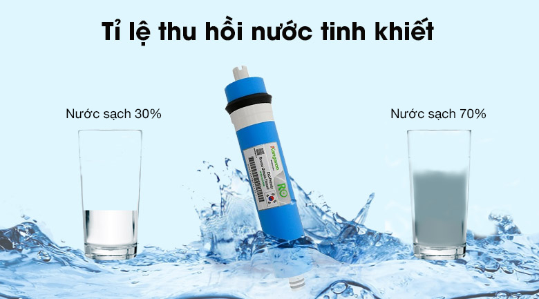 Máy lọc nước RO Kangaroo KG3500AVTU Máy lọc nước R.O nước mặn, nước lợ Kangaroo KG3500AVTU 10 lõi - Tỉ lệ lọc 3 - thải 7