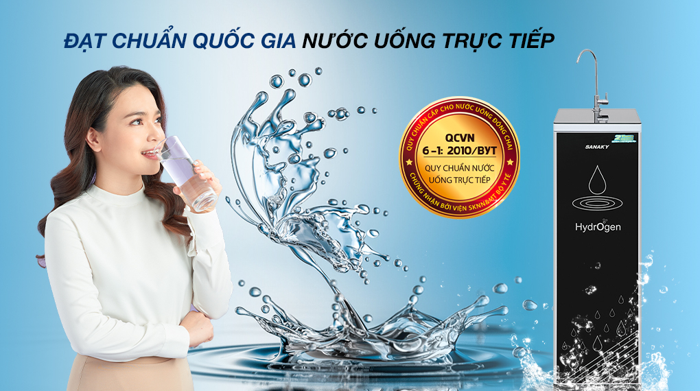 Máy lọc nước RO Sanaky VH-101HP Máy lọc nước RO Sanaky VH101HP - Nước sạch