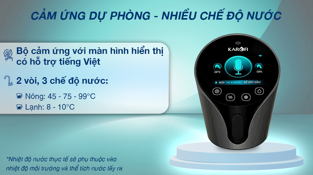 Điều khiển Máy lọc nước RO nóng lạnh Karofi KAD-N91 Điều khiển