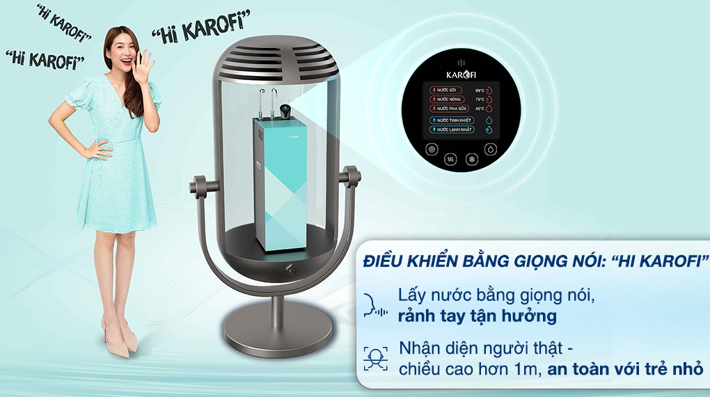 Tính năng đặc biệt Máy lọc nước RO nóng lạnh Karofi KAD-N91 Tính năng đặc biệt