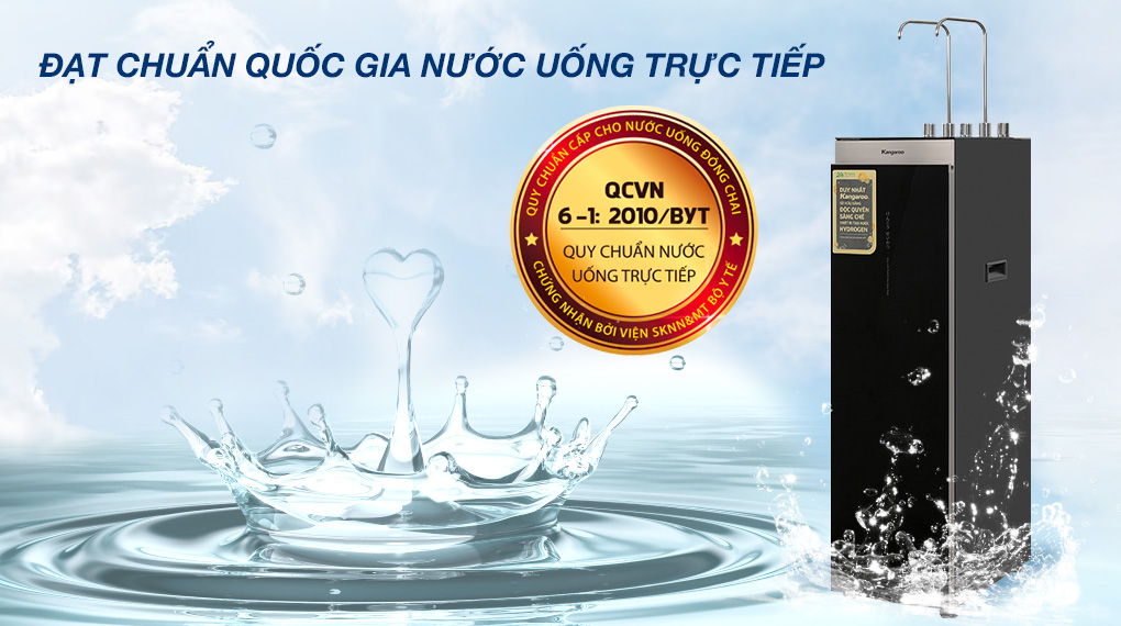 Máy lọc nước RO nóng nguội lạnh Hydrogen Kangaroo KG12A8 12 lõi - Chứng nhận Máy lọc nước RO nóng nguội lạnh Kangaroo KG12A8 Máy lọc nước RO nóng nguội lạnh Hydrogen Kangaroo KG12A8 12 lõi - Chứng nhận