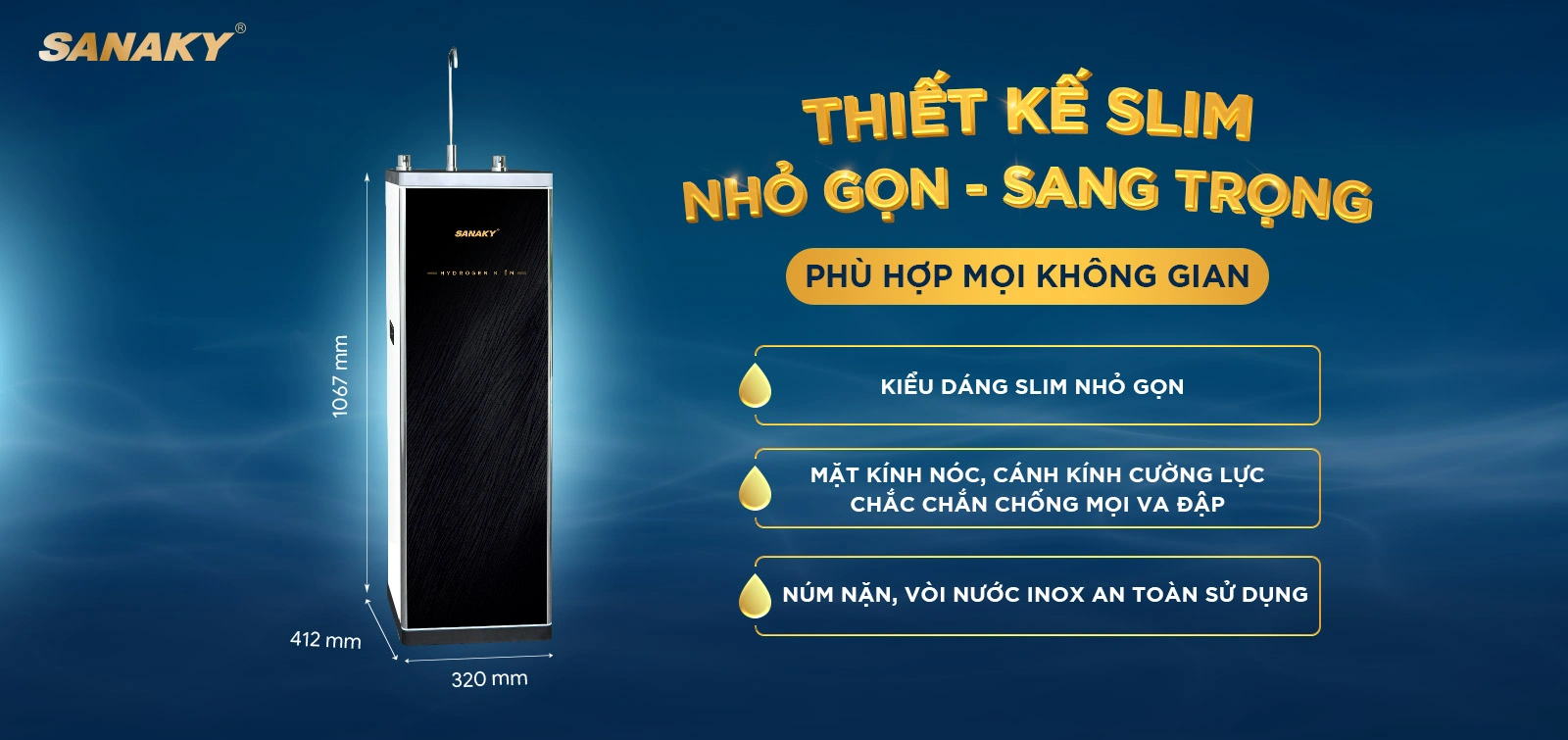 Máy lọc nước Sanaky SNK-S1HK004 Máy lọc nước Sanaky SNK-S1HK004