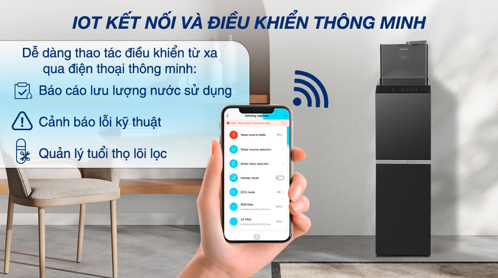 Máy lọc nước Toshiba Originpure TWP-W2399SVN(M) Máy lọc nước Toshiba Originpure TWP-W2399SVN(M)
