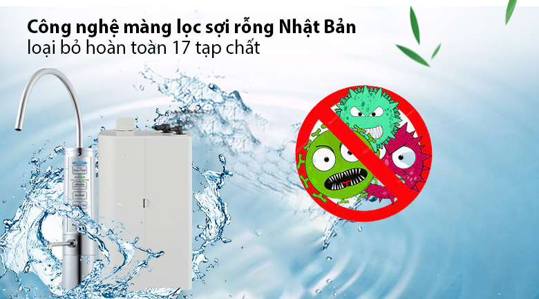 Máy lọc nước ion kiềm âm tủ Panasonic TK-AB50-ZEX Diệt khuẩn Máy lọc nước Ion kiềm Panasonic TK AB50 5 tấm điện cực