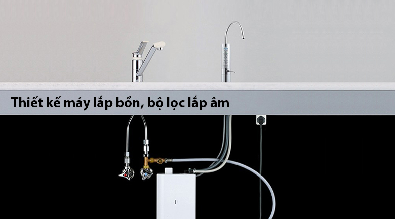 Máy lọc nước ion kiềm âm tủ Panasonic TK-AB50-ZEX Thiết kế Máy lọc nước Ion kiềm Panasonic TK AB50 5 tấm điện cực